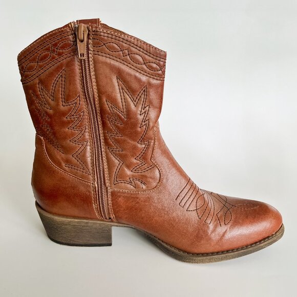 Coconuts by Matisse Pistol Cowboy Boots - Brown - Sz 10 - Picture 6 of 8